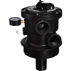 Hayward SP0714T VariFlo Top-Mount Multiport Valve, Black (1-1/2-Inch-FIP)