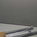 Matte Black Round Barn Door Handles 12"/24"/36"/48"/59'', Pull Push Long French Door Handle Double Sided, Large Front Exterior Shower Door Pull Handles,  36inch / 90cm