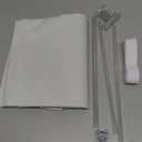 LazBlinds 100% Blackout Roller Shades, No Tools No Drill Cordless Blinds for Windows, Thermal Insulated UV Protection Privacy Window Shades for Bedroom (36''W x 72''H, White Silver)