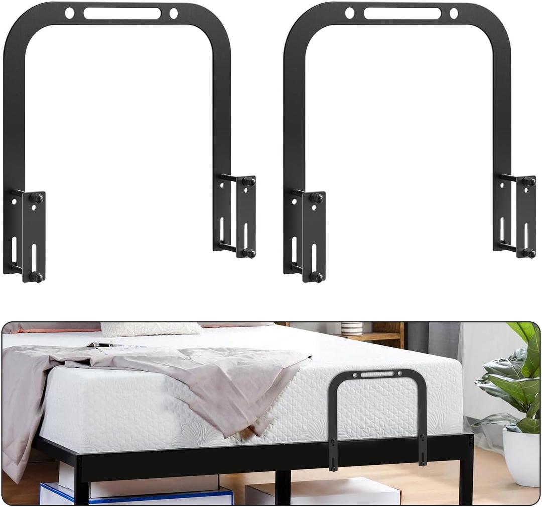 YUOROS Extra Tall Mattress Slide Stopper Holder Gripper Retainer Bar for Metal to Keep Mattress from Sliding