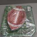 Tanlade 100 Pcs Football Paper Plates Football Party Decorations Supplies Disposable Plates Snack Nacho Platter Serving Trays for Game Day Sports Event Tailgate Party, 2 Styles