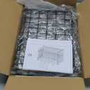 JKsmart 2-Tier Stackable Can Rack Organizer for Pantry, Adjustable Can Dispenser Holds Up to 62 Cans, Can Storage Holder for Various Ounces of Canned Food Soda Drinks, Black, 2 Pack (Petent Pending)