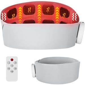 Portable Heating Pad, Rechargeable & Adjustable Waist Belt 3 Heat Large Coverage, Back or Belly Cordless Heating Pad, Gifts for Her Dad Mom Men Women Elderly