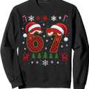 HUGvyn Funny 67 Six Seven Squad Meme Christmas Ugly Sweater Sweatshirt