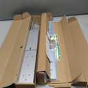 Dual Door Magnetic Lock with Z and L Bracket 600lbs Holding Force Electromagnetic Lock for Double Door Access Control System