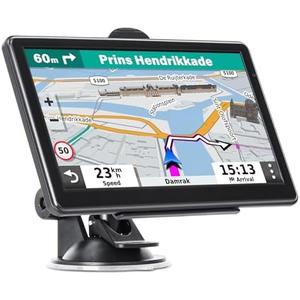 GPS Navigator for Car Truck RV, 7 Inch Touch Screen GPS for Car with 2026 Maps Free Lifetime Updates, Voice Turn-by-Turn Guidance, Speed Limit & Red Light Camera Alerts, Custom Truck Routing