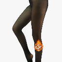 Fleece Lined Tights Sheer Women - Fake Translucent Warm Pantyhose Leggings Sheer Thick Tights for Winter, Size S