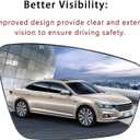 Passenger Side Mirror Lower Glass Replacement For 2011 2012 2013 2014 2015 2016 2017 2018 Volkswagen VW Passat Jetta Beetle - For Volkswagen VW Passat Jetta Side Mirror Glass With Rear Holder