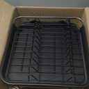 SNTD Dish Drying Rack, Expandable Dish Rack for Kitchen Counter, Stainless Steel Dish Drainer with Drainboard Set and Utensil Holder (Black)