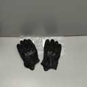 Motorcycle Gloves for Men Touchscreen Full Finger Leather Gloves Protection Riding Driving Biker Glove Black (XX-Large)