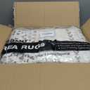 Miukiki 6x9 Area Rug for Living Room Moroccan Washable Rugs Non Slip Indoor Floor Carpet Foldable Large Soft Area Rug for Dining Room Bedroom with Low Pile(Brown,6'x9')