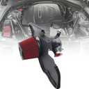 Cold Air Intake Kit Compatible with 2009-2016 BMW F10/F11 N55 535i 3.0T, High Flow Aluminum Pipe