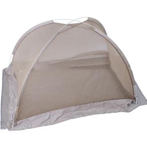 Faraday Fabric Radiation Shielding Bed Brown Canopy - Circle EMF Protection, Block 5G, Radiation Shielding Sleep, Medium