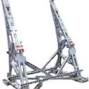 Millenium Falcon Display Stand Vertical Holder Set, DIY Display Bracket Building Blocks Kit for 75192