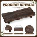 Booson Wood Riser Pedestal Stand 22" x 9" Wooden Tray for Kitchen Counter