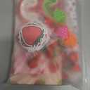 Strawberry Party Favors 122Pcs Themed Birthday Decorations Supplies Keychain Slap Bracelets Goodie Bags Stickers Eraser Game Toy Set Sweet Straw Berry Cute Gifts for Pinata Filler