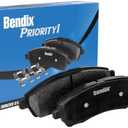 Bendix Priority1 CFC1421 Ceramic Front Brake Pads for Select Models Buick Allure, Cascada, LaCrosse, Regal, Cadillac ELR, Chevrolet Equinox, Impala, Malibu, Malibu Limited, GMC Terrain, Saab 9-5