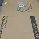 SONGMICS Sun Lounger, Patio Chaise Lounge Chair, Folding, with Canopy, 76 x 20.9 x 11.4 Inches, Holds 330 lb, Headrest, Adjustable Backrest, Outdoor Garden Pool, Dark Gray UGCB19UV1, 193 X 53 X 29 Cm