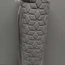 Thin Gel Seat Cushion for Car Seat, Office Chair, Wheelchair, Golf Cart - Non-Slip Car Seat Cushions with 0.7 Inch Gel - Sciatica & Coccyx Pain Relief (Fabric, Grey)