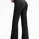 POSHDIVAH Women's Creamluxe Elastic Bottoms Straight Leg Sweatpants High Waisted Yoga Athletic Joggers with Pockets