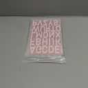 24 Sheets Iron On Letters for Clothing - Heat Transfer Vinyl Fabric Iron On Letters for DIY T-Shirts - Includes Red, White, Black and Coloured Letters