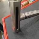 Lefton Pull-Out Waterfall Kitchen Faucet with Temperature Display, Two Water Outlet Modes, Single Hole, Brushed Nickel, KF2209-0