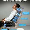 COMFIER Shiatsu Neck & Back Massager with Heat, Full Back Coverage Massage Chair Pad with 4D Kneading & Adjustable Neck Nodes, Waist & Hip Compression, Mother Day Gift for Mom