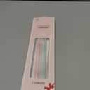 Reusable Replacement 12 inch Long Silicone Straw With Cover, Stocking Stuffers Gifts for Women Men Teens Girls Boys, Compatible with Stanley Tumbler Cup Accessorie 40 oz 30 oz (6 Pack)