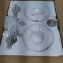 WOSHITU Bathroom Vanity Light Fixtures - Brushed Nickel Bathroom Lighting Fixtures Over Mirror 2-Lights with Modern Milky White Frosted Glass Shade, Mid Century Wall Light 17.3in (Exclude E26 Bulb)