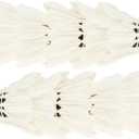 Leadigol Badminton Balls White Durable Shuttlecock Training Cork Sports Game 12 Pcs