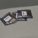 3 x 3.8MM Female Quick Disconnects Insulated Spade Receptacle Connector, 18AWG Red/Black/Yellow/White/Blue Pre-Crimped Cable Length of 10/30/50/100CM Wire Pack of 5pcs (Spade 3.8F-50CM)