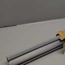 ChrisDowa Cordless Zebra Blinds for Windows, Dual Layer Free-Stop Light Filtering Window Roller Shades, Pull Down Privacy Zebra Shades for Home, Office, Bedroom, Door (48" W x 72" H, Light Grey)