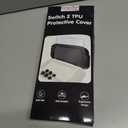 HEYSTOP Switch 2 Case Compatible with Nintendo Switch 2 Case Cover, Switch 2 Protective TPU Cover with Screen Protector and 6 Thumb Grips,HD Tempered Glass,Shock-Absorbing&Scratch-Resistant