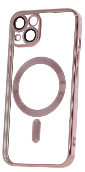 Mocco Color Chrome MagSafe Case For Apple IPhone 15 Pro Pink