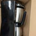 BLACK+DECKER 12 Cup Thermal Programmable Coffee Maker with Brew Strength and VORTEX Technology, Black/Steel, CM2046S