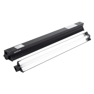 REPTI ZOO T5 HO UVB Lighting Combo Kit, Terrarium Hood Comes with Desert 10.0 UVB T5 Lamp (24W)