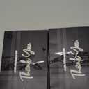 Pack Of 2 UneedMe Valentine's Day Gift for Girlfriend - Acrylic Love Heart Night Light, Delicate Romantic Cute Wife Gifts from Husband, I Love You Gifts for Birthday Day for Men Women