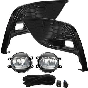 LED Fog Lights Compatible with 2021 2022 2023 2024 Camry SE XSE ONLY, Includes (2) LED Fog Lamps With Switch Relay Wiring Harness