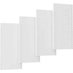 TORACK 4 PCS Metal 12 x 24 in Pegboard Panels, Tools Organizer Pegboards