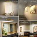 Afyuol Picture Lights Wall Light 16in CCT Gallery Light | Battery Operated, Timer, Remote Control, Adjustable Brightness, Long Lasting, for Wall, for Paintings, for Living Room, Art, Dartboard, Decor