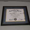 ELSKER&HOME 8.5x11 Certificate Frame - Classic Black Color Frame - Displays Diploma 8.5x11 Inch with Mat - 11x14 Inch Without Mat - For Document/Photo(Double Mat - Matte Black with Gold Rim)