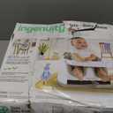 Ingenuity Baby Base 2-in-1 Booster Feeding and Floor Seat with Self-Storing Tray - Slate