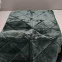 OLANLY Memory Foam Bath Mat 36x24, Ultra Soft and Absorbent Bathroom Rugs, Machine Washable, Comfortable Bath Carpet for Bathroom Floor, Tub and Shower, Dark Green