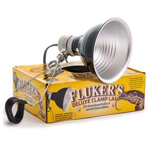 Fluker's Repta-Clamp Lamp, Heavy Duty Clamp Light For Reptile Tanks and Terrariums, UL/CUL Approved, Great for Reptile Basking, 75-Watt Maximum with On/Off Switch, 5.5" (1 Count (Pack of 1))