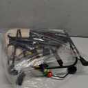 Bouncer Seat for Babies 0-12 Months, Baby Bouncer for Breathable and Comfortable Cushion, Three Height Adjustments, Baby Rocker Portable Folding and Detachable, Ergonomic Baby Seat