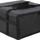 musbus Pizza Bag for Delivery Bag Pizza Carrier Insulated Bags Large for Deliveries, 20x20 inch inches 20 in Food Bag for Personal and Professional Us (Black)