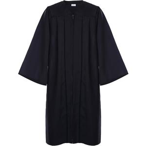 Graduation Gown Black Size 48