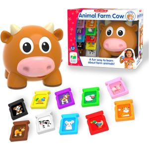 The Learning Journey: Learn with Me  Animal Farm  Teaching Toddler Educational Playset - Counting and Sorting - Preschool Learning Toys & Gifts for Boys & Girls Ages 2-5 Years