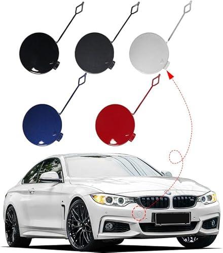 CZShiYue Car Front Bumper Tow Hook Cover Cap Towing Eye for BMW 4 Series M-Sport F32 Coupe F33 Gran Fit 418i 420i 425i 428i 430i 435i 440i 2014 2015 2016 2017 2018 2019 51118061005(Silver)