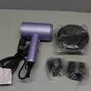 slopehill Professional Ionic Hair Dryer, Powerful 1800W Fast Drying Low Noise Blow Dryer with 2 Concentrator Nozzle 1 Diffuser Attachments for Home Salon Travel (Lavender)
